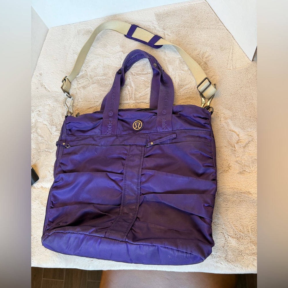 Lululemon Athletica Deep Purple Tote